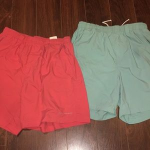 2 Columbia PFG Nylon Shorts 2pairs one price!!!
